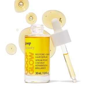 Beauty goop glow restore shine hair serum